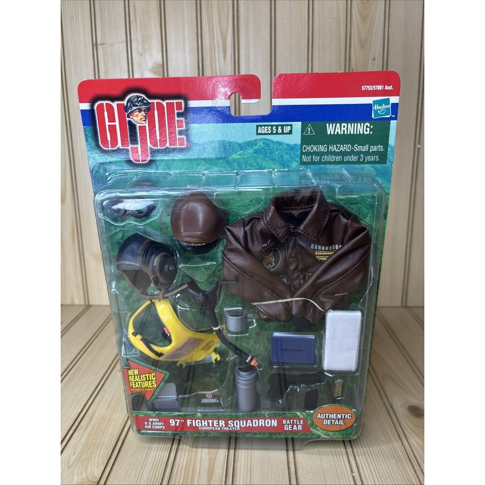 GI Joe  97TH FIGHTER SQUADRON EUROPEAN THEATER BATTLE GEAR SET, Hasbro 2000